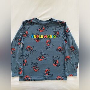 (KIDS) Target- Super Mario long sleeve tee. EUC- worn once. Size S